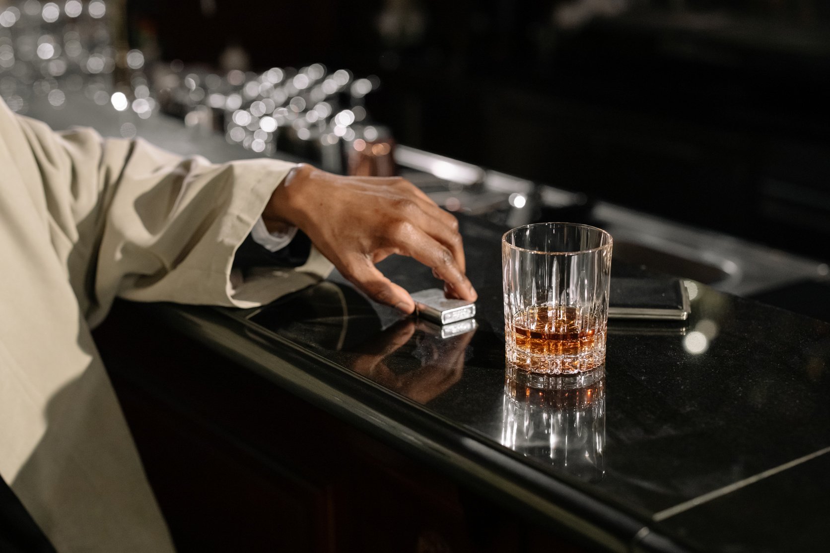 Photo of Glass on Top of Counter